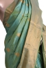 Traditional Contrast Wedding South Silk Saree